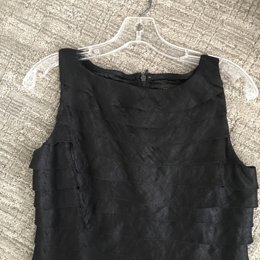 Dreamy black tie sleeveless maxi dress